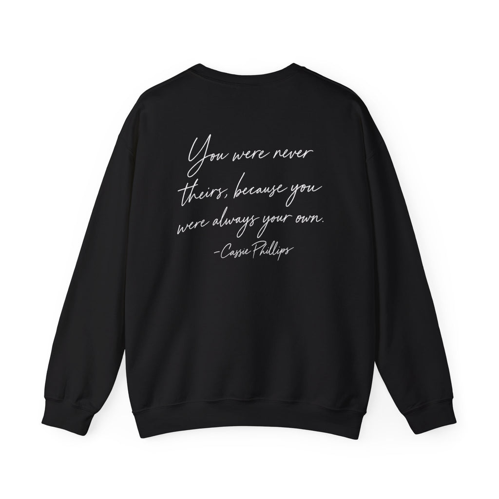 "Let Them" Double Sided Crewneck Sweatshirt