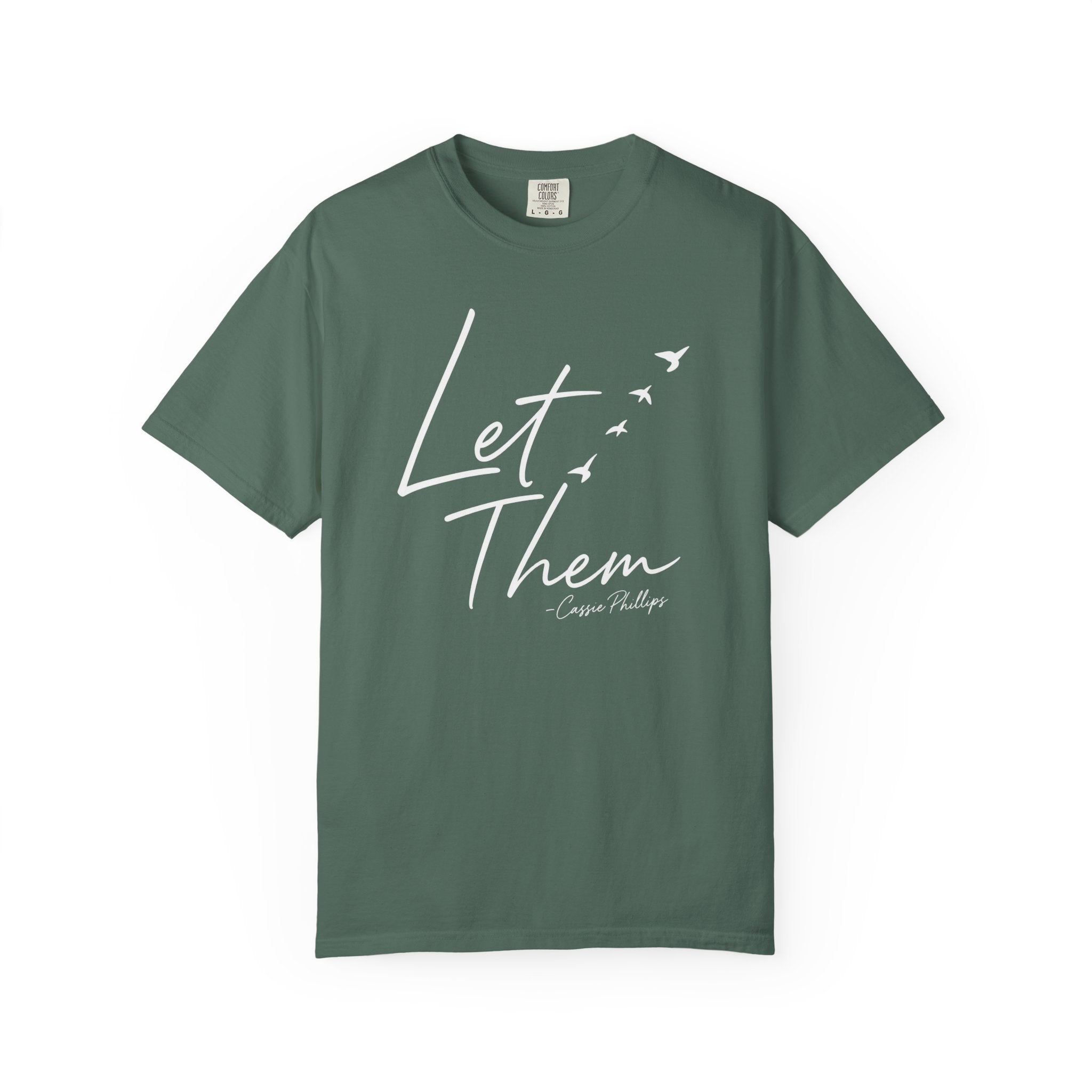 “Let Them” Signature Tee (White Script)