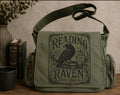 Reading Raven Canvas Messenger Bag